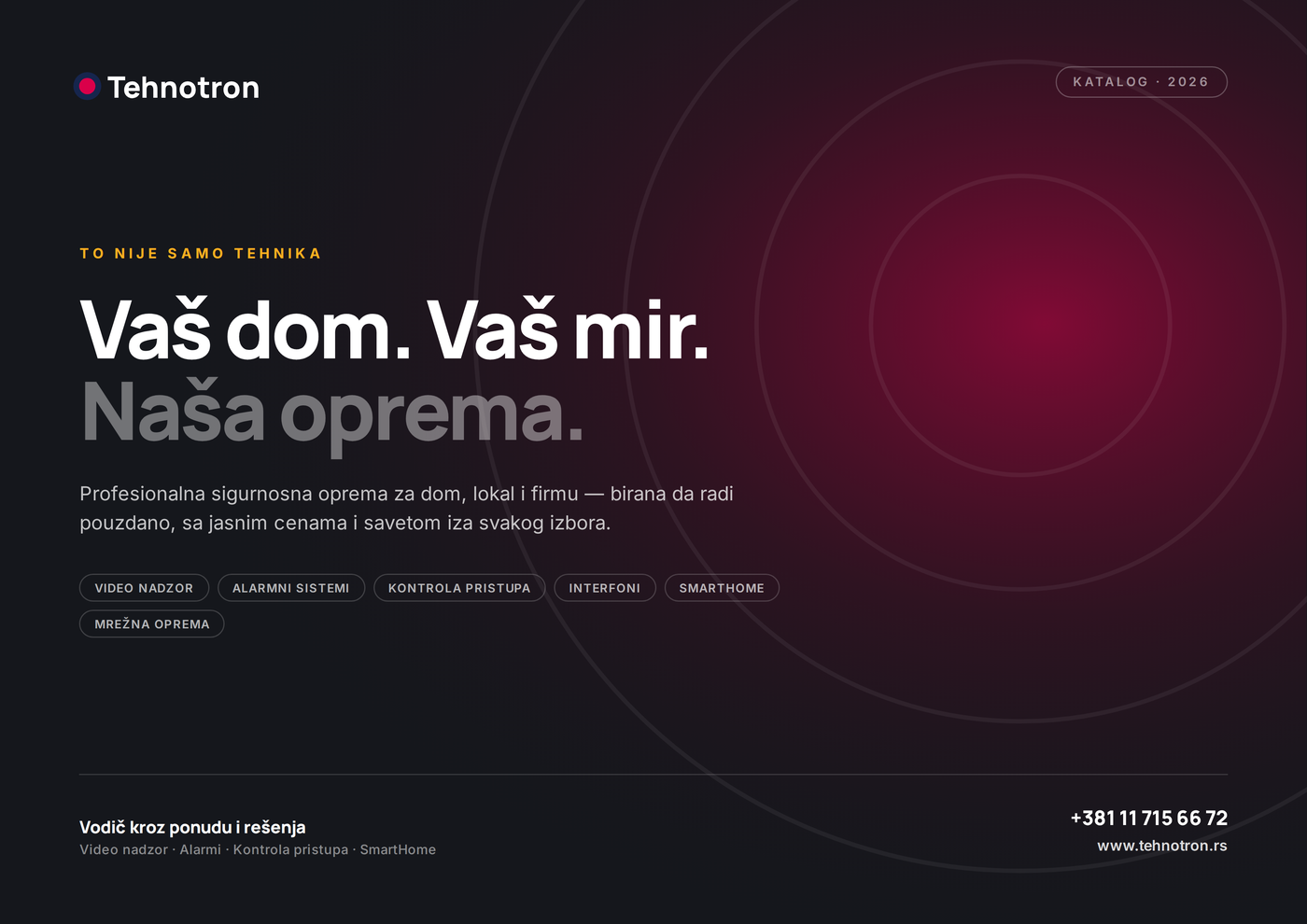 Tehnotron kompanijska brošura