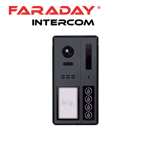 FD-2D40BCBM04 pozivna tabla 2 wire 4 tastera Faraday