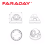 Faraday FDX-LIRD50SSIPC-M36PSD IP dome kamera 3.6mm 5MP 3