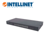 INTELLINET 24-Port Gigabit Ethernet Switch with 2 SFP Ports
