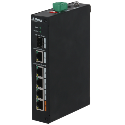 Dahua PFS3106-4ET-60-V2 4-portni neupravljivi megabitni PoE switch
