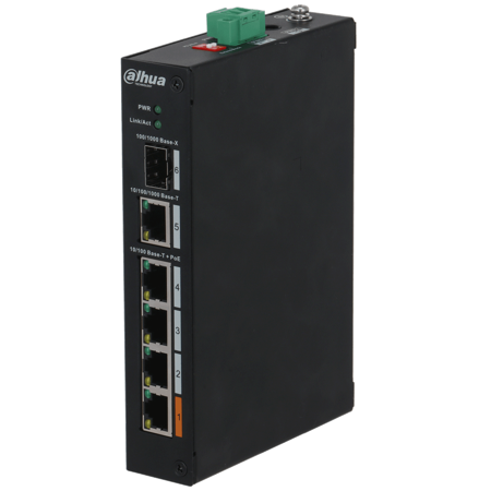 Dahua PFS3106-4ET-60-V2 4-portni neupravljivi megabitni PoE switch