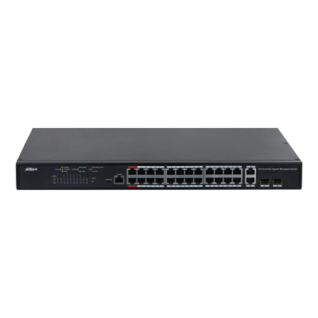 Dahua PFS4226-24GT-370 26-Portni Layer 2 upravljivi 24-portni Gigabitni PoE switch