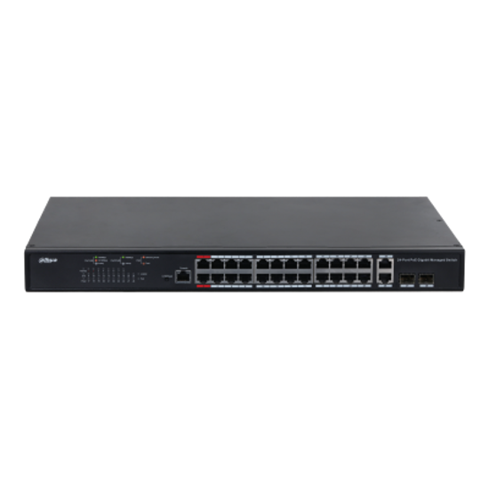 Dahua PFS4226-24GT-370 26-Portni Layer 2 upravljivi 24-portni Gigabitni PoE switch