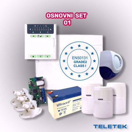 Paket alarmnog sistema OSNOVNI SET 01