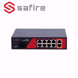 Safire SF-SW1008HIPOE-H-120 PoE switch 8+2 porta