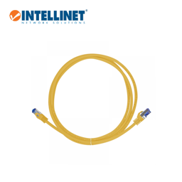INTELLINET Patch Cable Cat5e compatible, U/UTP, 0.5m, yellow