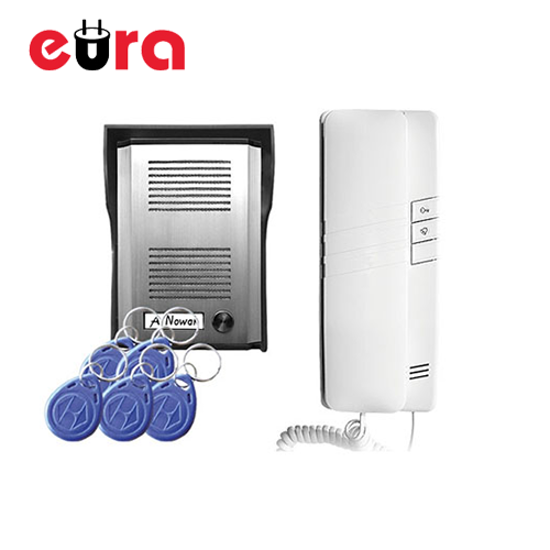 Audio Interfonski set "eura" ADP-41A3 REMOTO, serije "Evra" sa ugradjenim citacem RFID kartica i 5 tagova u kompletu