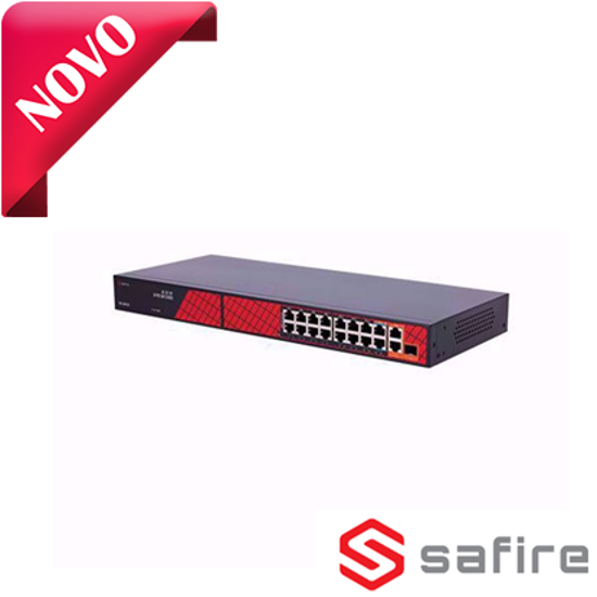 Safire SF-SW1916HIPOE-HF-300 PoE 16+2+1 porta