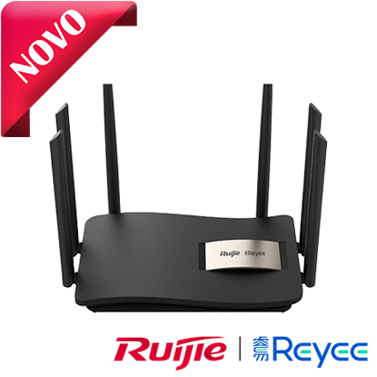 Reyee RG-EW1200G Pro Gigabit 2+2 Wi-Fi Mesh-ruter,ruter crni 2,4/5GHz,AC1300,4x RJ45