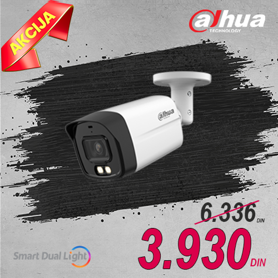 DAHUA HAC-HFW1200TLM-IL-A-0360B-S6 bullet kamera 3,6mm 2MP