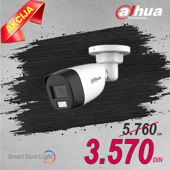 DAHUA HAC-HFW1200CL-IL-A-0360B-S6 bullet kamera 3,6mm 2MP