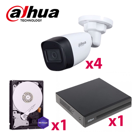 Paket HD Dahua 4 kamere 2MP, XVR 4CH,1TB HD