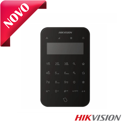 Hikvision DS-PK1-LT-WE(Black)Bežicna tastatura sa LCD displejem i integrisanim tag citacem