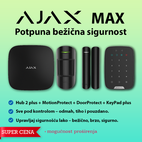 AJAX MAX bežicni alarmni komplet