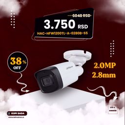 DAHUA HAC-HFW1200TL-A-0280B-S5 bullet kamera 2,8mm 2MP