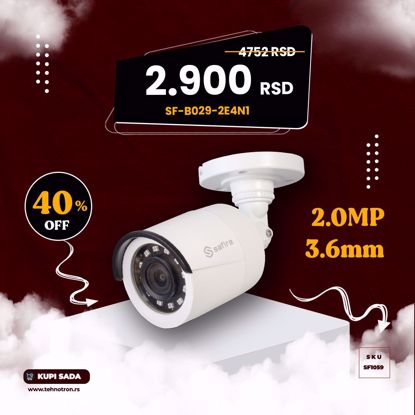 Safire SF-B029-2E4N1  bullet kamera 3.6mm 2MP