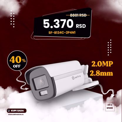 Safire SF-B134C-2P4N1 hd bullet kamera 2.8mm 2MP