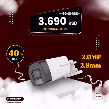 Safire SF-B035A-2E-DL kamera bullet 2.8mm 2MP