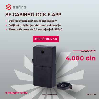 Safire SF-CABINETLOCK-F-APP pametna brava za ormarice