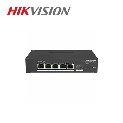 Hikvision DS-3T1306P-SI/HS 4-portni (4+2) upravljivi industrijski megabitni Layer 2 PoE switch