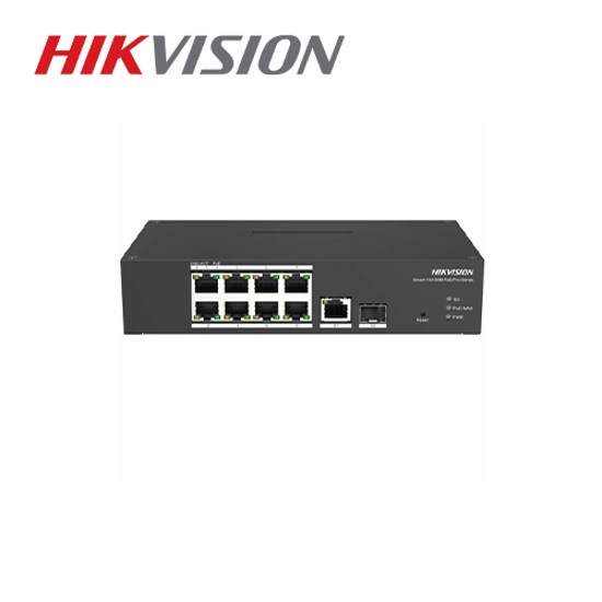 Hikvision DS-3T1310P-SI/HS 8-Portni (8+2) upravljivi industrijski megabitni Layer 2 PoE switch