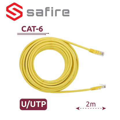Safire UTP6-H-2Y zuti utp kabl 2m