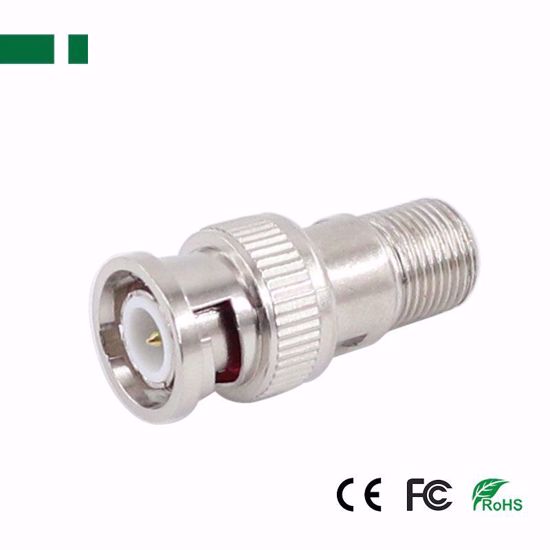 CasView CBN-070 BNC Muski na F-type adapter (niklovana cink-legura)
