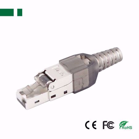 CasView CRJ-0082-6A CAT6A RJ45 Shielded konektor bez alata (Zinc Alloy kuciste)