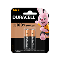 Baterije Duracell 1,5V AA LR6 Pakovanje 2/1