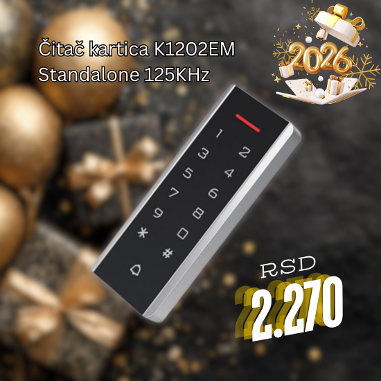 Samostalni PVC kontroler - citac kartica K1202EM (EM 125KHz)