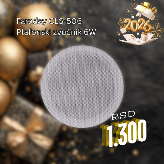 Faraday CLS-506 plafonski zvucnik 6W