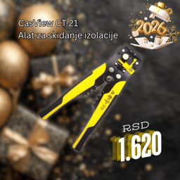 CasView CT-21 Multifunkcionalni alat za skidanje izolacije (8 inca, 0.5–6 mm2)