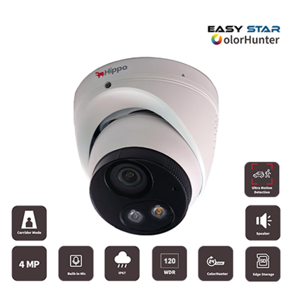 Hippo IPCS302D-F28/4MP-MPDL 2,8mm 4MP AI IP Double Light WDR Intelligence ColorHunter turret kamera