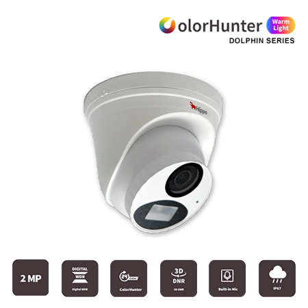 Hippo HD-T112-AF28-W 2,8mm 2MP HD Full Color IP67 turret kamera sa mikrofonom