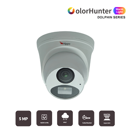 Hippo HD-T115-AF28-W 2,8mm 5MP HD ColorHunter Warm Light turret kamera