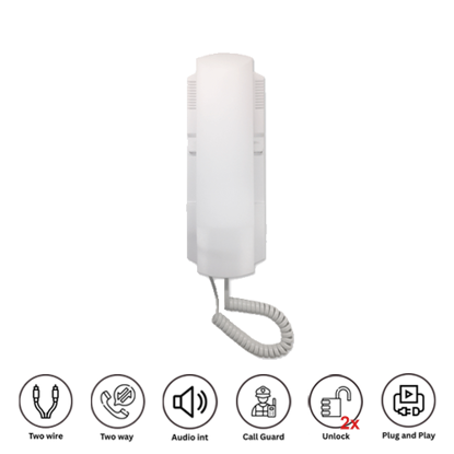 Hippo T-IS06-W Unutrašnja interfonska audio stanica (T Series) za 2-žicni BUS sistem