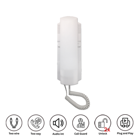 Hippo T-IS06-W Unutrašnja interfonska audio stanica (T Series) za 2-žicni BUS sistem