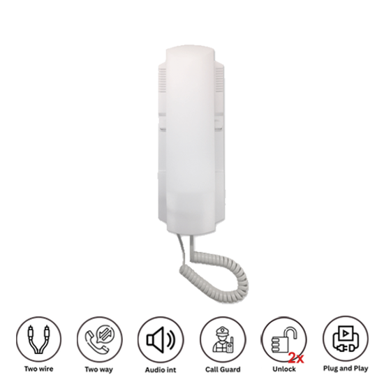 Hippo T-IS06-W Unutrašnja interfonska audio stanica (T Series) za 2-žicni BUS sistem