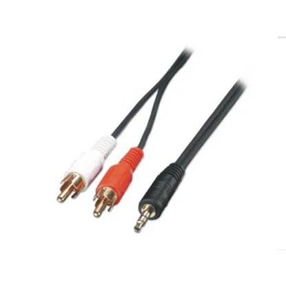 Audio kabl 3,5mm na 2 RCA 3m