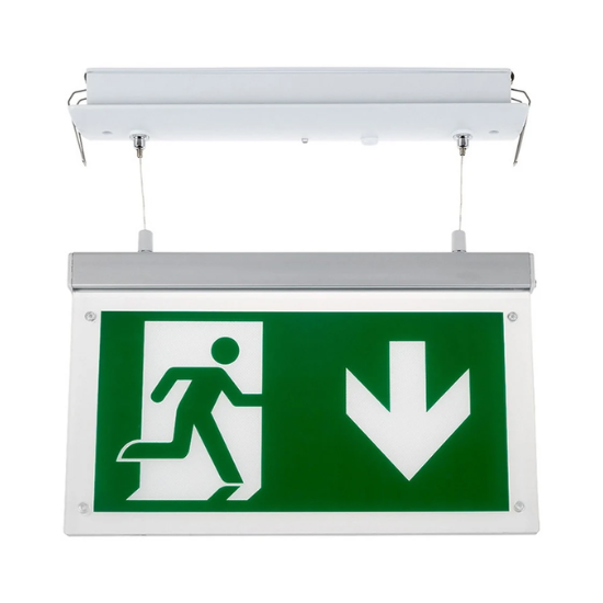 VT-521-12 EXIT panel viseci 2W 6000K