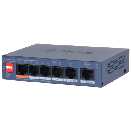 Dahua CS4006-4ET2GT-60 4-portni (4+2) Cloud upravljivi megabitni PoE layer 2 switch-01