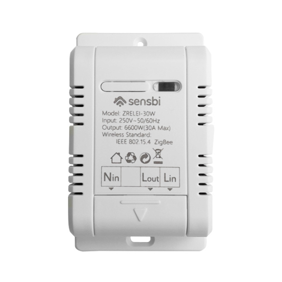 Sensbi ZRELEI-30W ZigBee pametni relej, 30A 250Vac