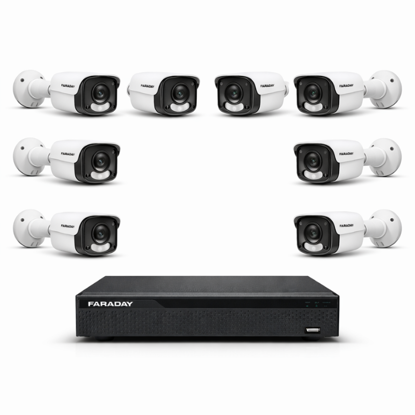 Paket HD Faraday 4+4 kamere 2MP, XVR 8CH