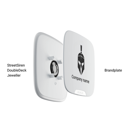Ajax SS DD BrandPlates Wh/Bl