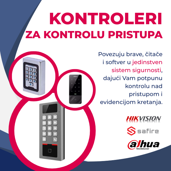 Kontroleri za kontrolu pristupa – centralne jedinice sistema