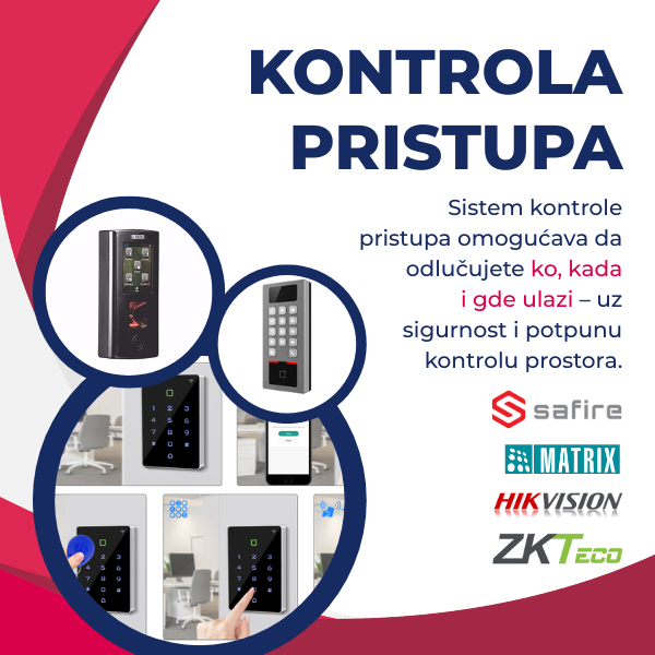 Kontrola pristupa – elektronske brave, kartice i softver