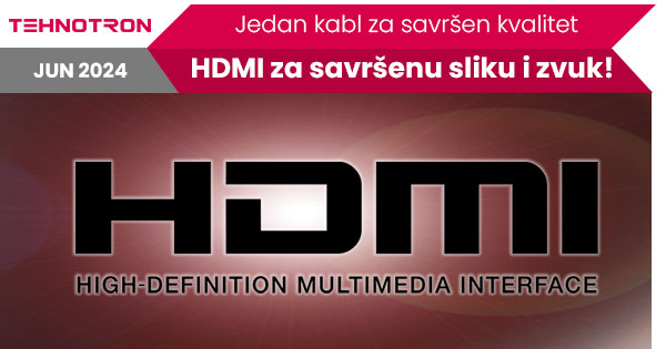 HDMI kabl za povezivanje televizora monitora konzole i računara