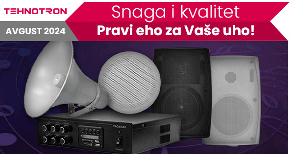 Sistem javnog ozvučenja za komercijalne i javne prostore