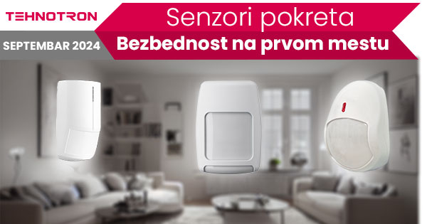Detektor pokreta u alarmnom sistemu za kuću i poslovni prostor
